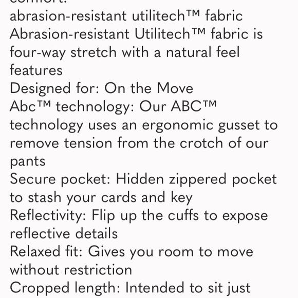 ABC relaxed fit crop utilitech - Picture 5 of 5